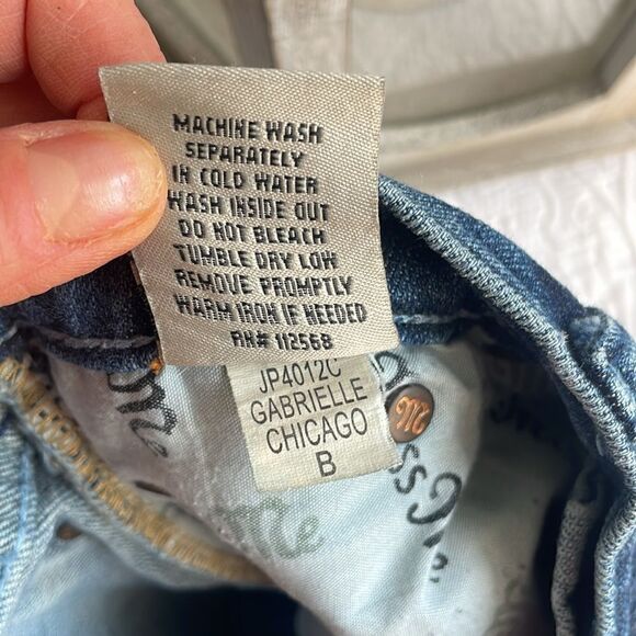 Miss Me Gabrielle Chicago B Distressed Wide Leg Bottom Jeans-28-Great Condition - Picture 11 of 11